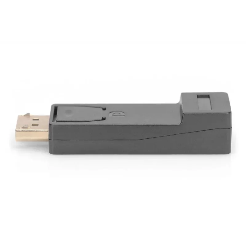 DIGITUS DisplayPort adaptér, DP - HDMI Type-A M/W, s uzamknutím, DP 1.1a, Full HD, CE čierny