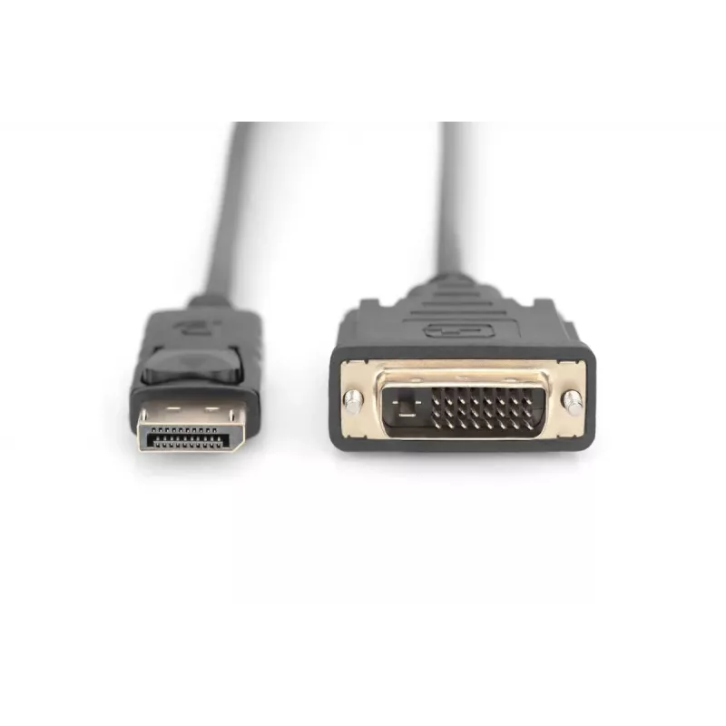 DIGITUS DP - DVI-D kábel 3M čierny DP - DVI s uzamknutím DP 1.1a