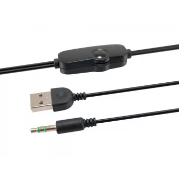 Equip Mini USB reproduktor, 2.0 kanály, káblový, 3 W, 90 – 20 Hz, 40 Ω, čierny