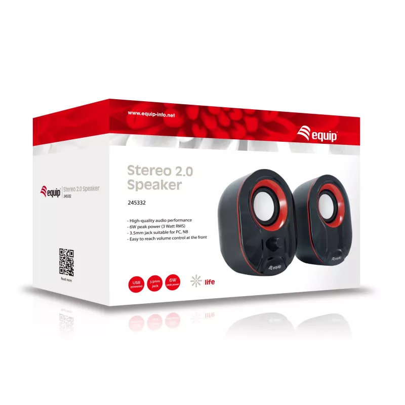 Reproduktor Equip Stereo 2.0, výkon 3 W