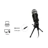 Equip Mini stolný mikrofón, -30 dB, 30 - 16000 Hz, 2200 Ω, káblový, 3,5 mm (1/8 palca)