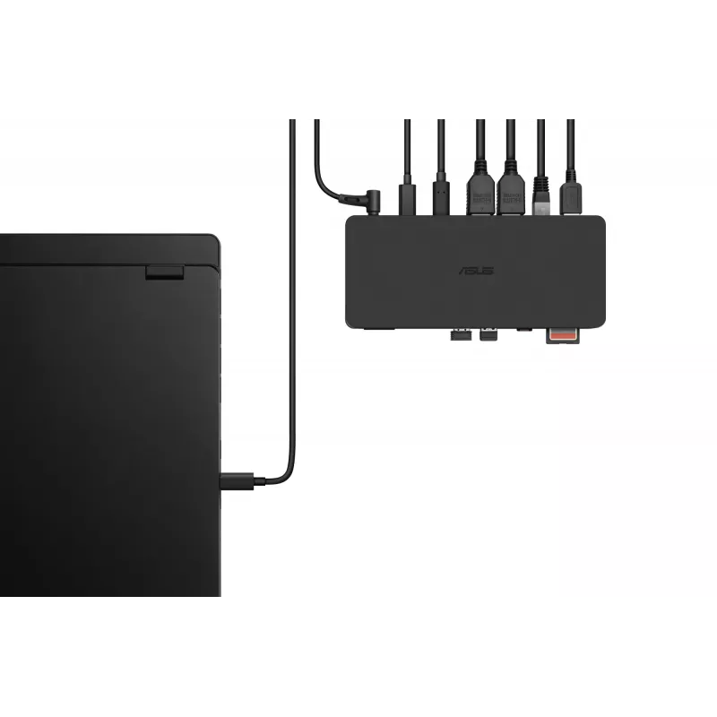 Dokovacia stanica ASUS DC500 Thunderbolt 4 Triple 4K, 150W PD, 3 displeje, 2x HDMI 2.1, 2x USB-A, 2x USB2.0, RJ-45, MicroSD