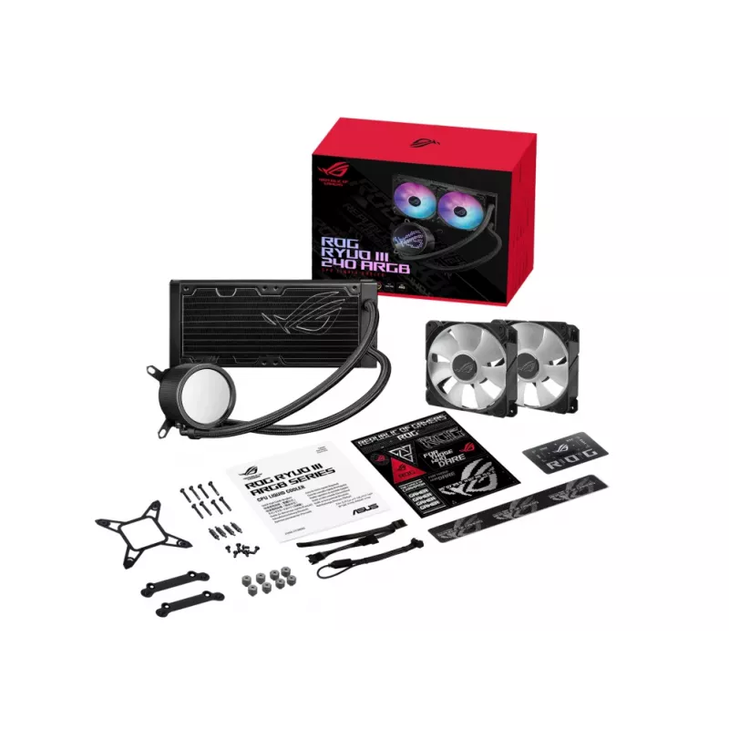 ASUS ROG Ryuo III 240 ARGB kvapalinové chladenie procesora 12 cm čierne