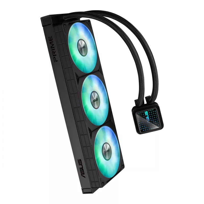 ASUS Prime LC 360 ARGB počítačové puzdro all-in-one kvapalinový chladič 12 cm čierny