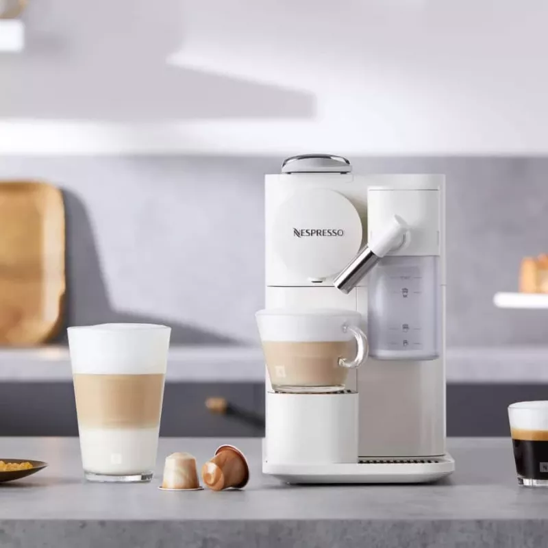 De’Longhi Lattissima One Nespresso kapsulový kávovar - biela