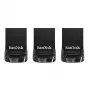 WESTERN DIGITAL SanDisk Ultra Fit - 32 GB USB kľúč - USB 3.1 - balenie 3 ks