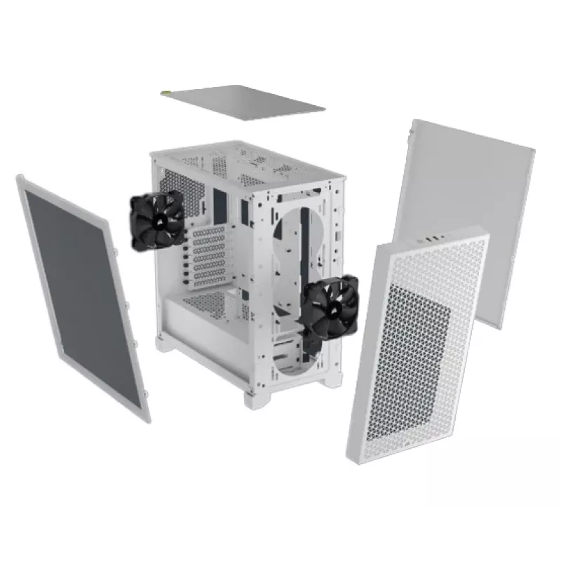 CORSAIR Mid-Tower PC skriňa – 3000d Airflow – biela
