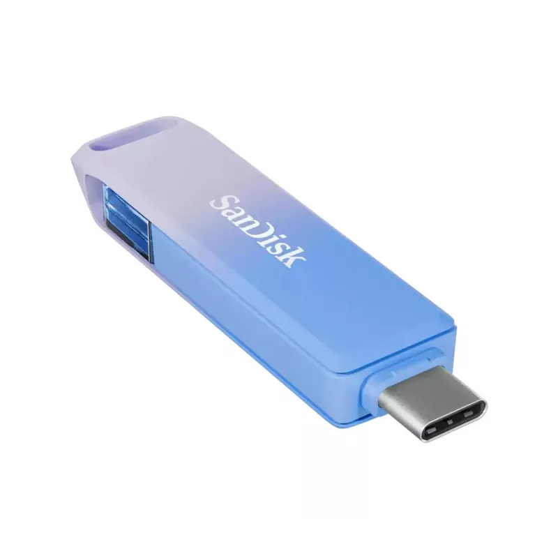 WESTERN DIGITAL SanDisk Creator Phone Drive – 256 GB USB kľúč – USB-C/Lightning – modrá
