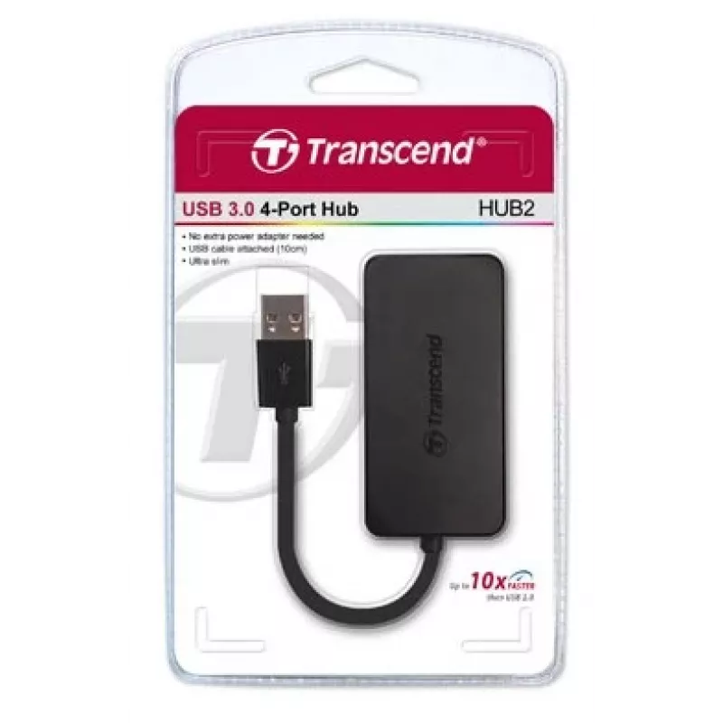 TRANSCEND Hub Hub2 4-portový USB 3.0