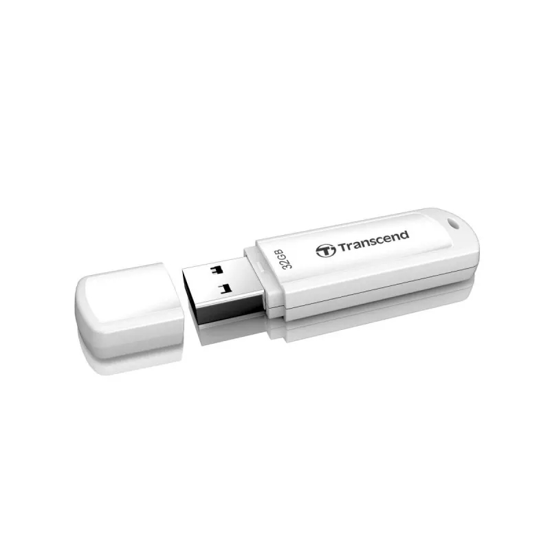 TRANSCEND Jetflash 730 - 128GB USB kľúč - USB 3.0 - biela