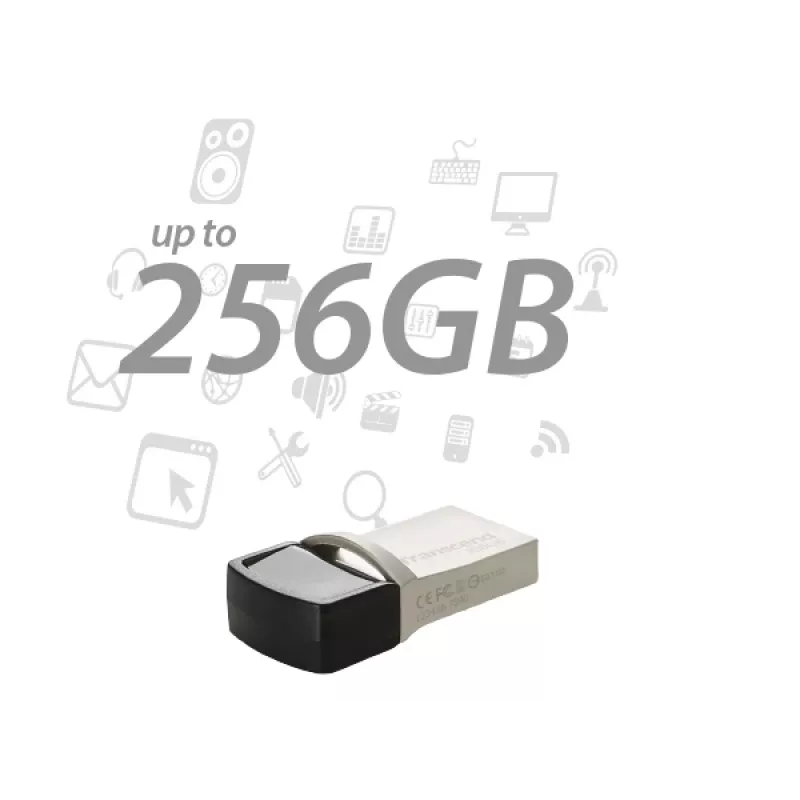 TRANSCEND Jetflash 890 - 256GB USB kľúč - USB 3.1 / typ C