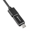 SHARKOON USB hub - 3-port USB 3.2 Gen 1 hliník + Ethernet čierny