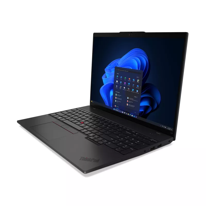 Lenovo ThinkPad L16 Gen 2 (Intel) notebook, Intel Core Ultra 7 255U, 40,6 cm (16 palcov) WUXGA IPS, 16 GB DDR5-SDRAM, 512 GB SSD, pripravený na WWAN, Windows 11 Pro, nemecká klávesnica, čierny