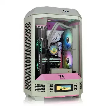 PC skriňa Thermaltake Tower 300 Matcha Plum Micro Tower
