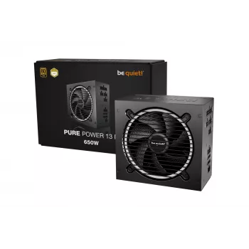be quiet! Pure Power 13 M | 650W napájací zdroj 20+4-Pin ATX ATX čierna