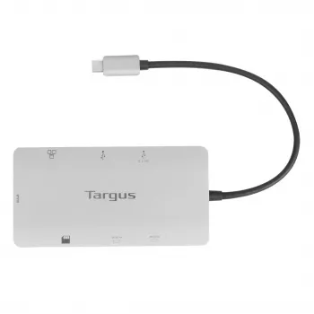 Targus DOCK423EU dokovacia stanica/replikátor portov na notebook káblová USB 3.2 Gen 1 (3.1 Gen 1) Type-C strieborná