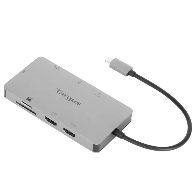 Targus DOCK423EU dokovacia stanica/replikátor portov na notebook káblová USB 3.2 Gen 1 (3.1 Gen 1) Type-C strieborná