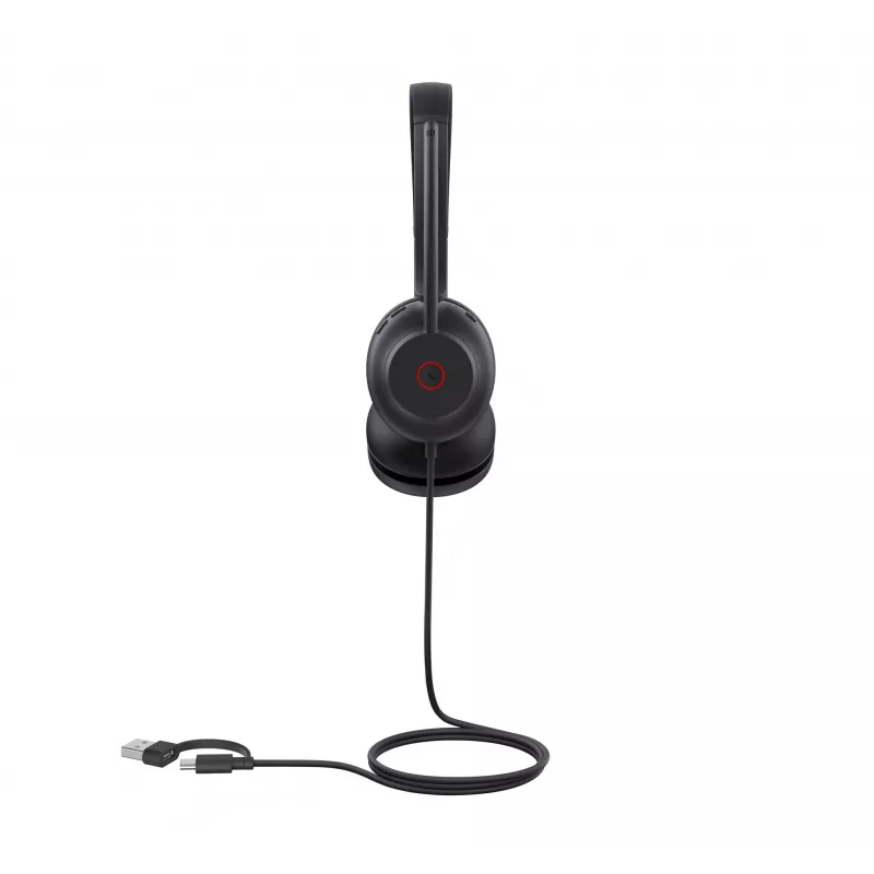 Yealink UH35 Dual UC USB-C/A headset, káblový, 20 - 20000 Hz, hovory/hudba, 139,5 g, headset, čierna