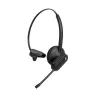 Yealink WH63 E2 Teams headset, bezdrôtový, telefonovanie/hudba, 16 g, headset, čierna