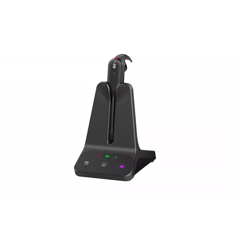 Yealink WH63 E2 Teams headset, bezdrôtový, telefonovanie/hudba, 16 g, headset, čierna