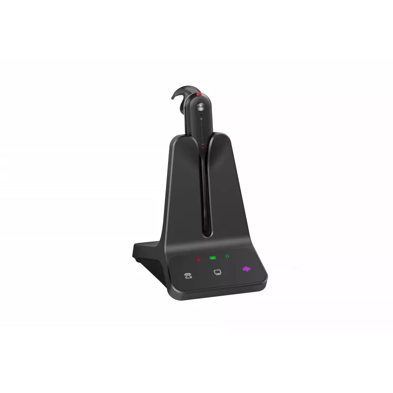 Yealink WH63 E2 UC headset, bezdrôtový, telefonovanie/hudba, 16 g, headset, čierna