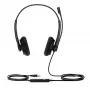 Yealink UH34 Lite Dual Teams headset, káblový, 20 - 20000 Hz, kancelária/call centrum, 110 g, headset, čierna