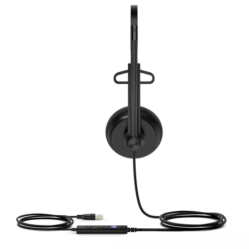 Yealink UH34 Lite Mono Teams headset, káblový, 20 - 20000 Hz, kancelária/call centrum, 84 g, headset, čierna