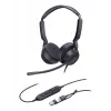 Yealink UH42 Dual UC USB-C/A headset, káblový, hovory/hudba, 20 - 20000 Hz, 160 g, headset, čierna