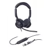 Yealink UH46 Dual Teams USB-C/A headset, káblový, 20 - 20000 Hz, kancelária/call centrum, 166 g, headset, čierna