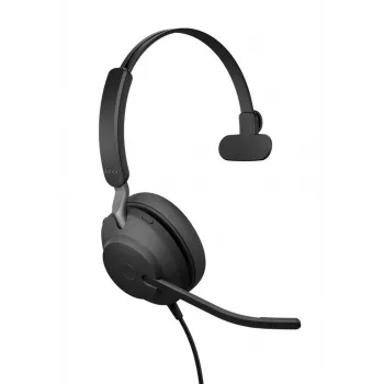 Jabra Evolve2 40 SE headset káblový s hlavovým mostom kancelária/call centrum USB Type-C / USB Type-A čierna