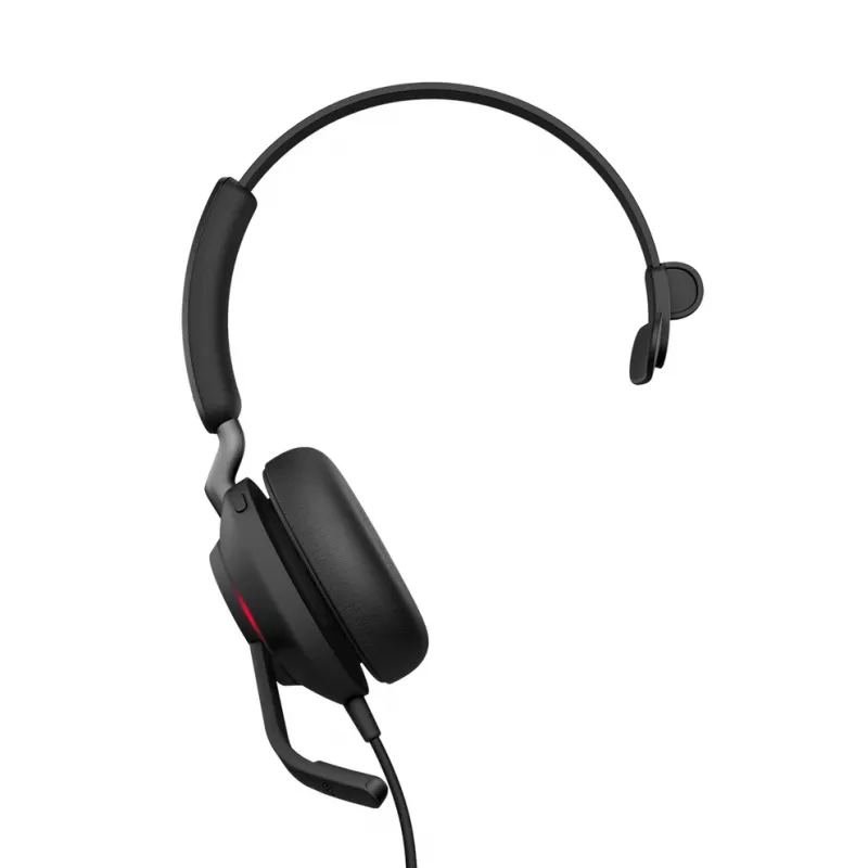 Jabra Evolve2 40 SE headset káblový s hlavovým mostom kancelária/call centrum USB Type-C / USB Type-A čierna