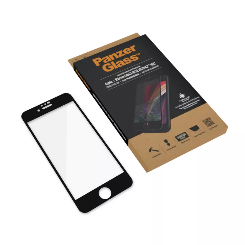 PanzerGlass® ochrana displeja iPhone 8 | 7 | 6s | 6 | SE (2020/2022) | Edge-to-Edge