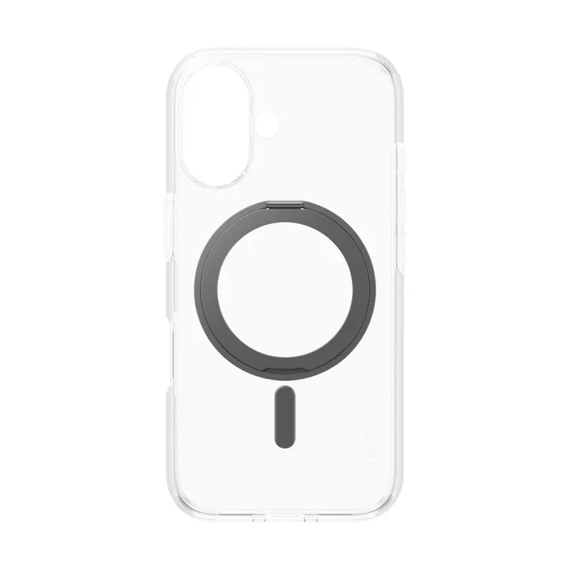PanzerGlass CARE™ by ® puzdro transparentné s čiernym stojanom a MagSafe iPhone 16