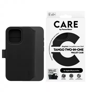 PanzerGlass CARE™ by ® Tango 2-in-1 puzdro s peňaženkou a MagSafe iPhone 16 Pro