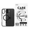 PanzerGlass CARE™ by ® Urban Combat puzdro transparentné s čiernym rámom a MagSafe pre iPhone 16 Plus