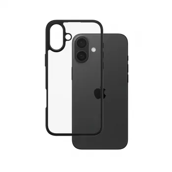 PanzerGlass CARE™ by ® Urban Combat puzdro priehľadné s čiernym rámom iPhone 16 Plus