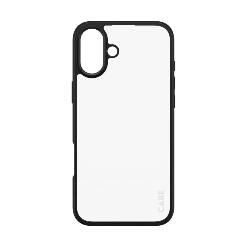 PanzerGlass CARE™ by ® Urban Combat puzdro priehľadné s čiernym rámom iPhone 16 Plus