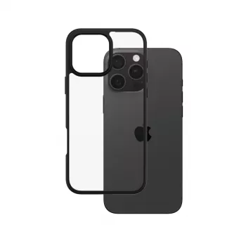 PanzerGlass CARE™ by ® Urban Combat puzdro transparentné s čiernym rámom iPhone 16 Pro Max
