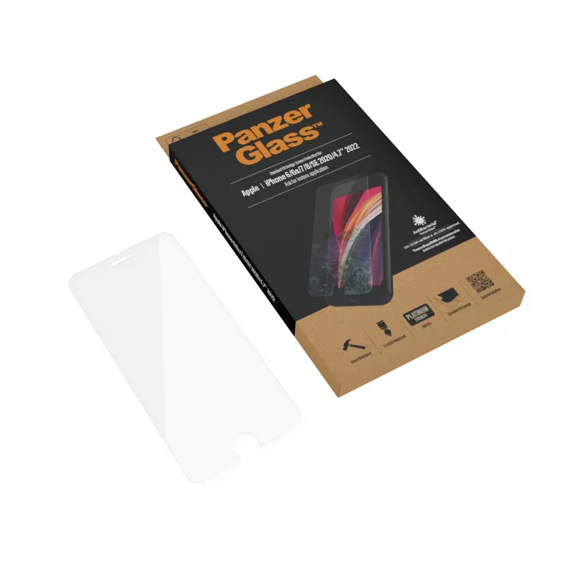 PanzerGlass ® ochrana displeja iPhone 8 | 7 | 6s | 6 | SE (2020/2022) | Standard Fit