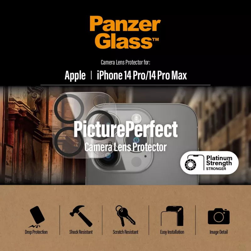 PanzerGlass® PicturePerfect ochrana objektívu fotoaparátu iPhone 14 Pro | 14 Pro Max