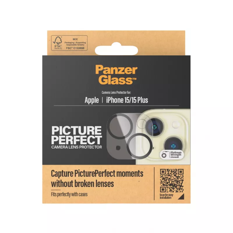 PanzerGlass ® PicturePerfect ochrana objektívu fotoaparátu iPhone 15 | 15 Plus
