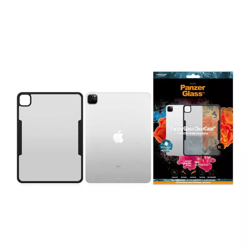 PanzerGlass ® ClearCase™ iPad Pro 11″ (2018, 2020-2022), kryt, Apple, Apple - iPad Pro 11″, 27,9 cm (11 palcov), čierna