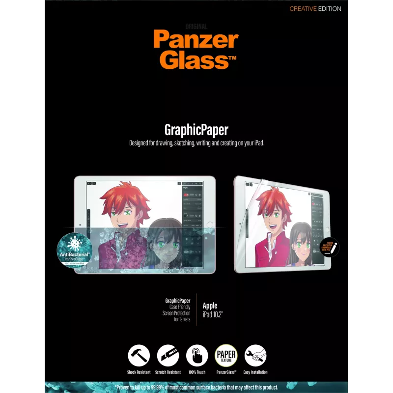 PanzerGlass ® GraphicPaper® ochranná fólia displeja iPad 10.2″ (2019-2021)