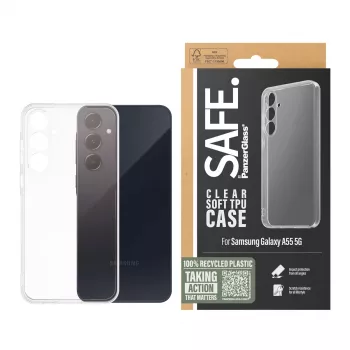 PanzerGlass SAFE. by ® TPU puzdro Samsung Galaxy A55 5G | transparentné