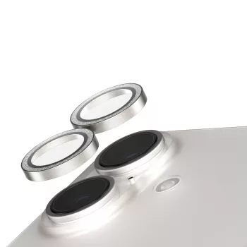 Ochrana objektívu fotoaparátu PanzerGlass SAFE. by Glitter Silver iPhone '24 6,1 palca | 6,7 palca