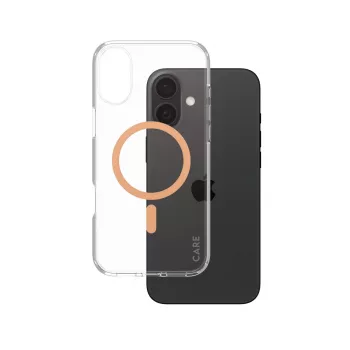 PanzerGlass CARE™ by ® Urban Combat puzdro transparentné s Peachy MagSafe iPhone 16 Plus