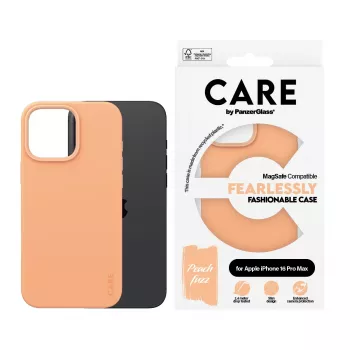 PanzerGlass CARE™ by ® puzdro Peachy s MagSafe iPhone 16 Pro Max
