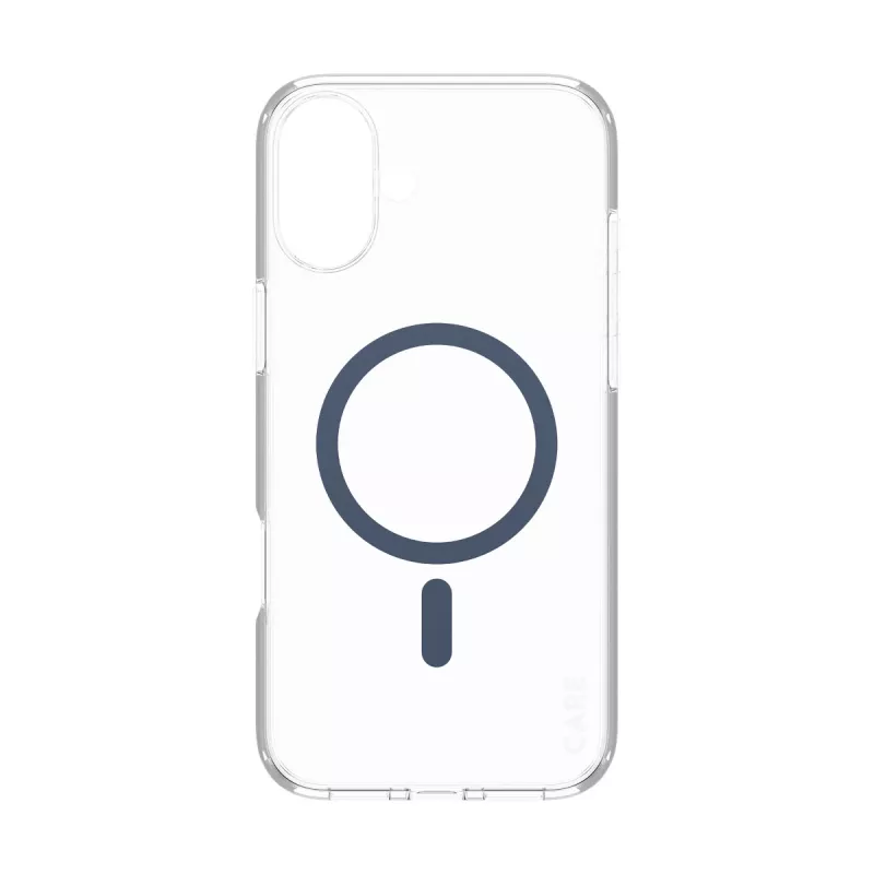 PanzerGlass CARE™ by ® Urban Combat puzdro transparentné s modrým MagSafe iPhone 16 Plus