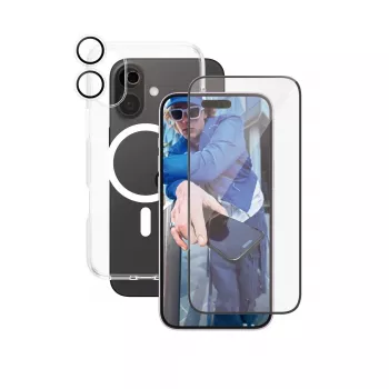 PanzerGlass ® | CARE by ® Flagship 3-in-1 balenie iPhone 16 Plus