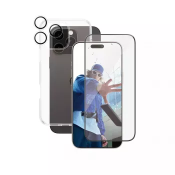 PanzerGlass ® | CARE by ® Flagship 3-in-1 balenie iPhone 16 Pro Max